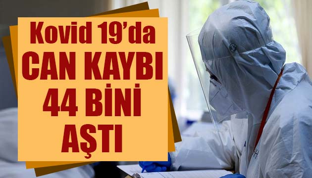 Sağlık Bakanlığı, Kovid 19 da son verileri açıkladı: Can kaybı 44 bini aştı