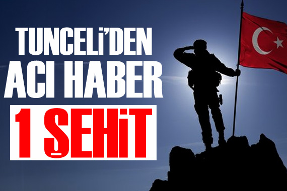 Bakan Soylu: Tunceli de bir asker şehit oldu