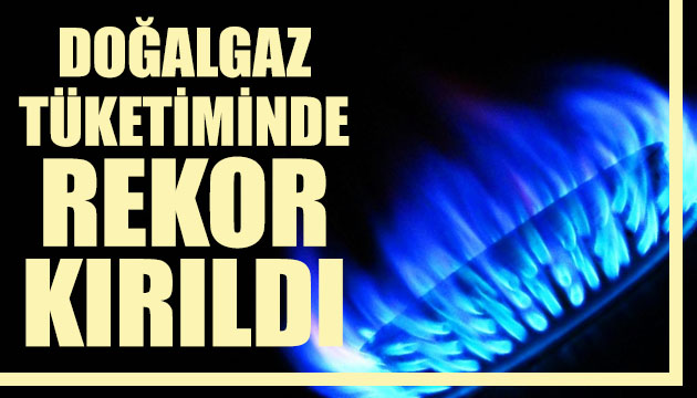 Doğalgaz tüketiminde rekor kırıldı!