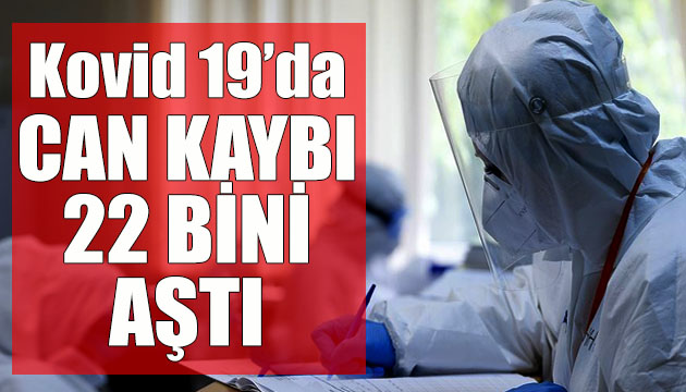 Sağlık Bakanlığı, Kovid 19 da son verileri açıkladı: Can kaybı 22 bini aştı