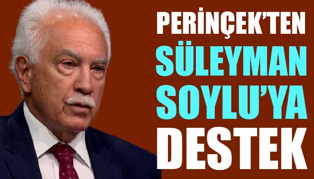 Vatan Partisi Lideri Perinçek: Soylu yu hedef aldığınız zaman Türkiye yi hedef alıyorsunuz