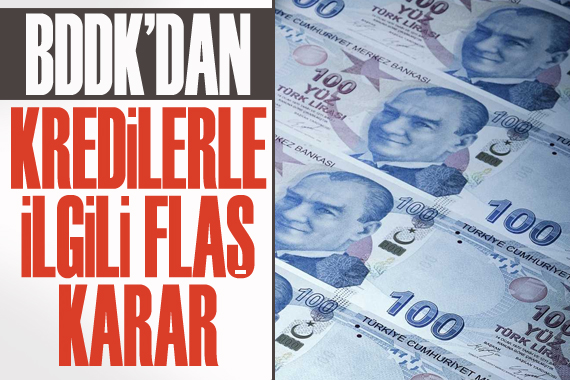 BDDK dan kredilerle ilgili flaş karar!