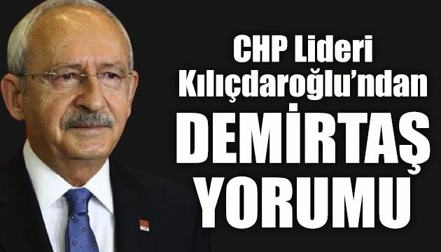 CHP Lideri Kılıçdaroğlu dan Selahattin Demirtaş yorumu!