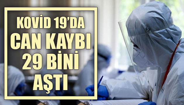 Sağlık Bakanlığı, Kovid 19 da son verileri açıkladı: Can kaybı 29 bini aştı