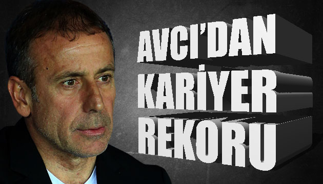 Abdullah Avcı dan kariyer rekoru