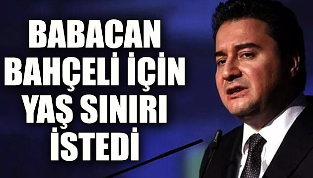 DEVA Lideri Babacan: Küçük ortağın yayınlarına 18 yaş sınırı konulsun