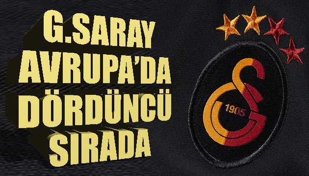 Galatasaray, Avrupa da dördüncü sırada
