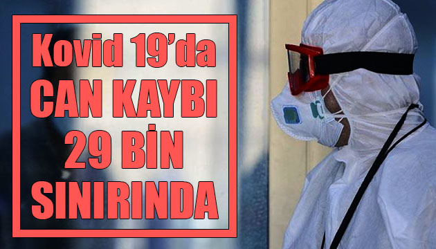 Sağlık Bakanlığı, Kovid 19 da son verileri açıkladı: Can kaybı 29 bin sınırında
