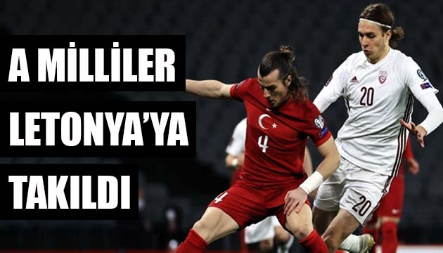 A Milli Futbol Takımı, Letonya ile 3-3 berabere kaldı