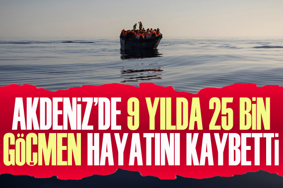 Akdeniz’de 9 yılda 25 bin göçmen hayatını kaybetti