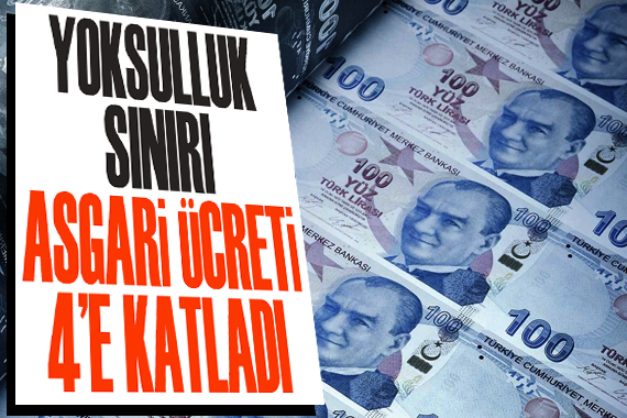 Açlık sınırı 7 bin 667, yoksulluk sınırı 22 bin 377 TL’ye yükseldi