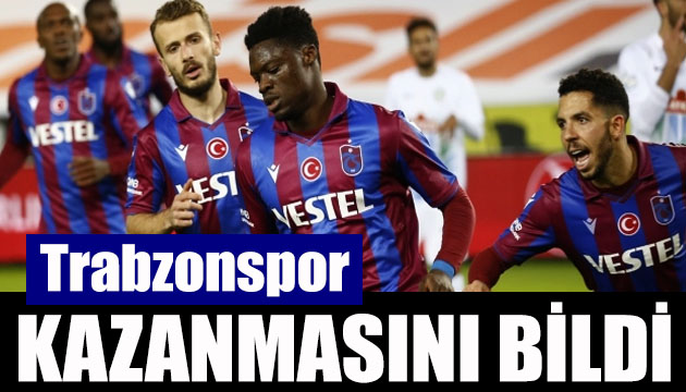 Karadeniz derbisinde gülen taraf Trabzonspor