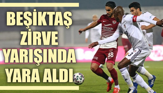 Beşiktaş deplasmanda Hatayspor ile 2-2 berabere kaldı
