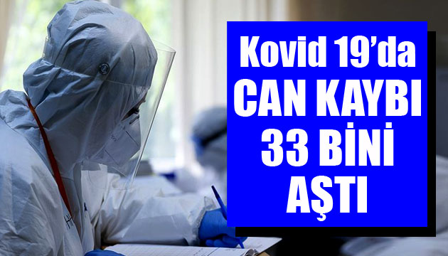Sağlık Bakanlığı, Kovid 19 da son verileri açıkladı: Can kaybı 33 bini aştı
