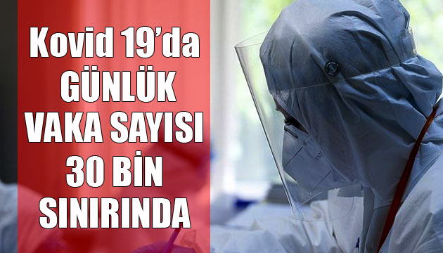 Sağlık Bakanlığı, Kovid 19 da son verileri açıkladı: Günlük vaka sayısı 30 bin sınırında