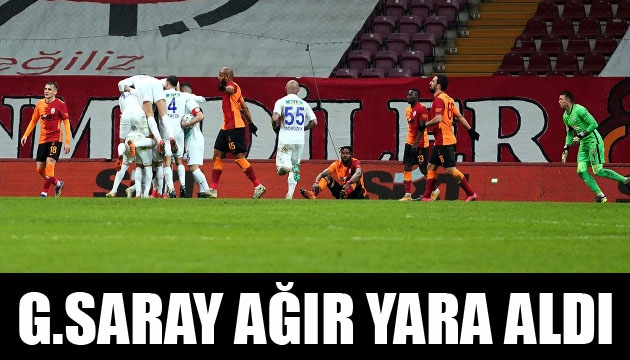 Galatasaray, şampiyonluk yarışında ağır yara aldı