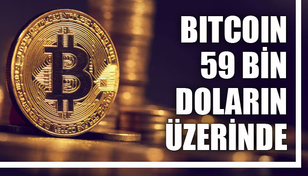 Bitcoin, 59 bin doların üzerinde