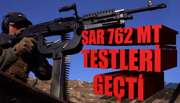 Makineli tüfek SAR 762 MT testleri geçti