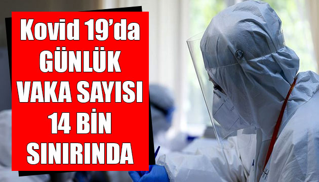 Sağlık Bakanlığı, Kovid 19 da son verileri açıkladı: Günlük vaka sayısı 14 bin sınırında