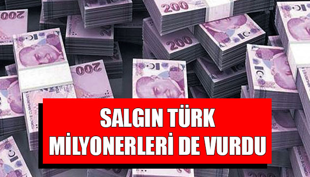 Salgın Türk milyonerleri de vurdu!