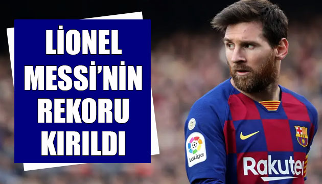 Kylian Mbappe, Lionel Messi nin rekorunu kırdı