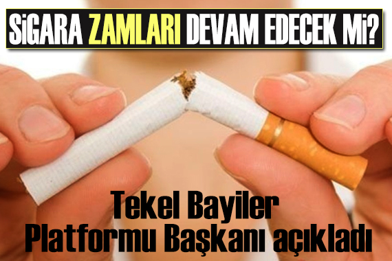 Tekel Bayiler Platformu Başkanı Özgür Aybaş tan  zam  açıklaması