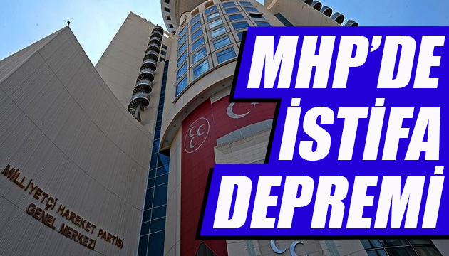 MHP de istifa depremi: İl başkanı görevinden istifa etti