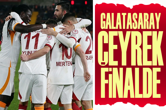 Galatasaray, Türkiye Kupası nda çeyrek finale yükseldi