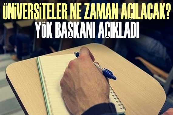 YÖK ten yüz yüze eğitim kararı: 3 Nisan da başlıyor