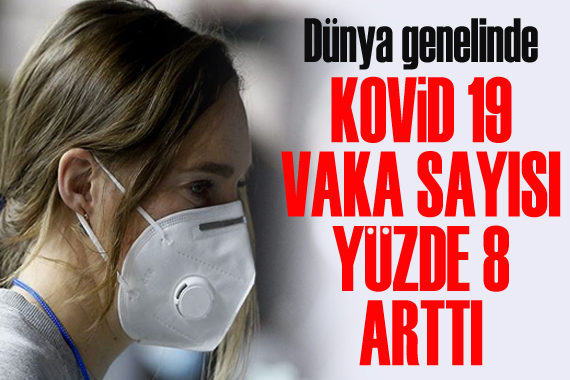 Dünya genelinde Kovid 19 vaka sayısı yüzde 8 arttı