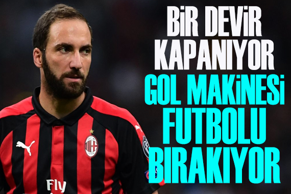 Gonzalo Higuain den futbolu bırakma kararı