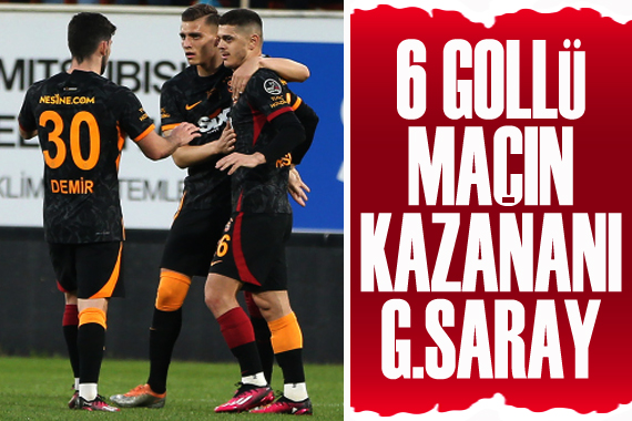 Galatasaray, Alanyaspor u 4-2 mağlup etti