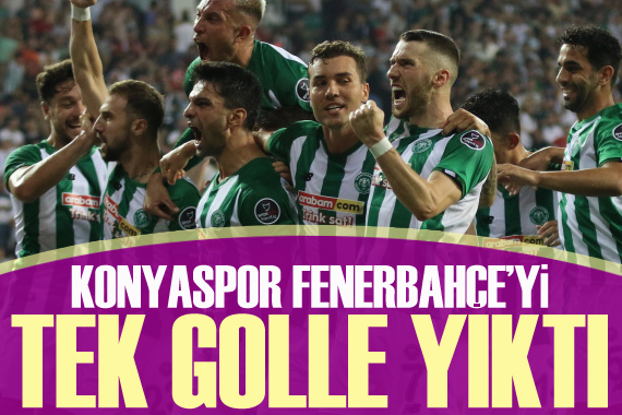 Fenerbahçe ilk mağlubiyetini Konyaspor karşısında aldı