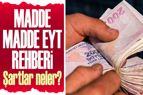 Madde madde emeklilikte yaşa takılanlar rehberi!