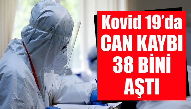 Sağlık Bakanlığı, Kovid 19 da son verileri açıkladı: Can kaybı 38 bini aştı