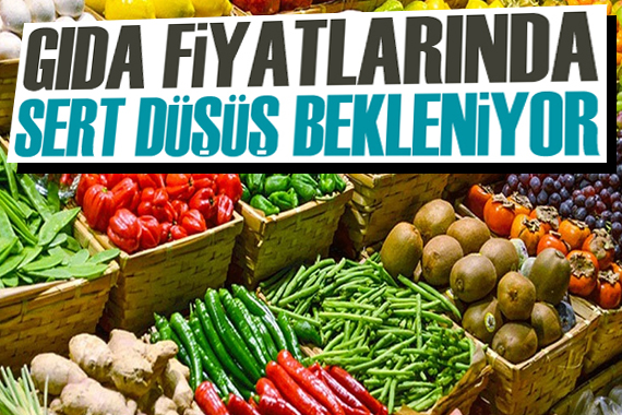 Gıda fiyatlarında sert düşüş bekliyor