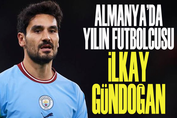 Almanya da  yılın futbolcusu  İlkay Gündoğan