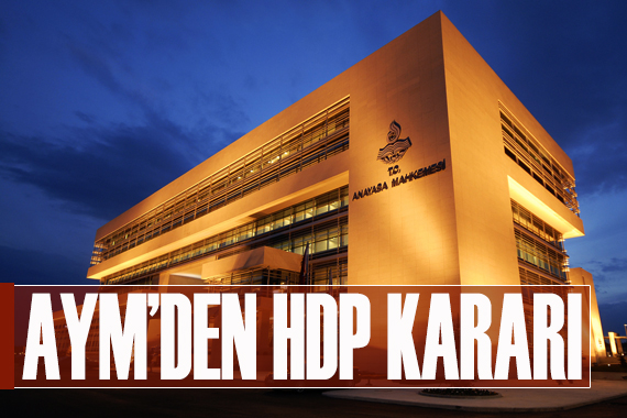 AYM den HDP kararı