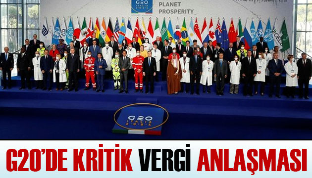 G20 de kritik vergi anlaşması!