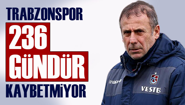 Trabzonspor 236 gündür kaybetmiyor!