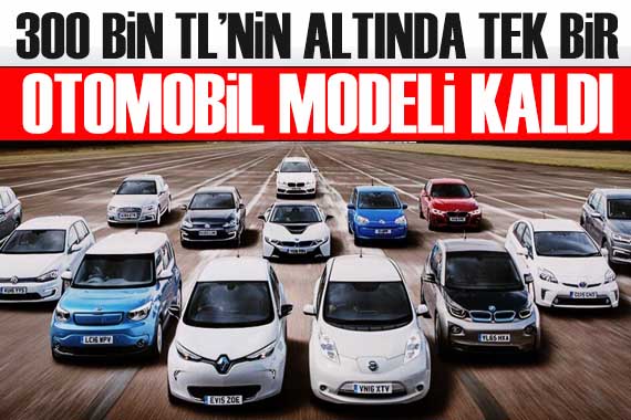 300 bin TL nin altında tek bir otomobil modeli kaldı!