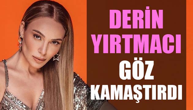 Ziynet Sali derin yırtmacı ile göz kamaştırdı