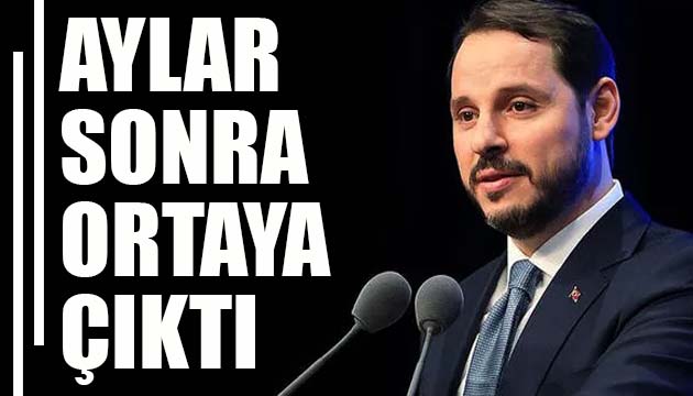 Hazine ve Maliye Eski Bakanı Berat Albayrak, aylar sonra ortaya çıktı