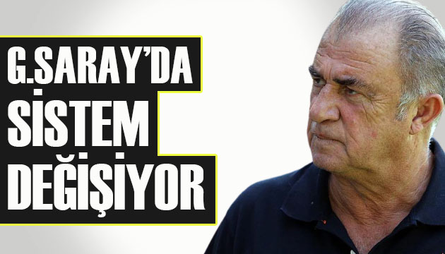 Fatih Terim, sistemi değiştirmeyi düşünüyor