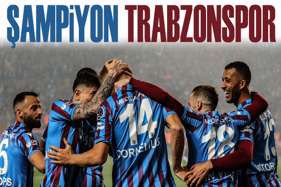 2021-2022 sezonunun şampiyonu Trabzonspor