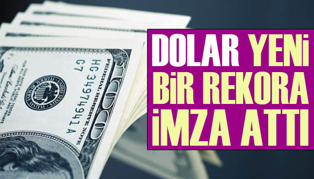 Dolar, yeni bir rekora imza attı