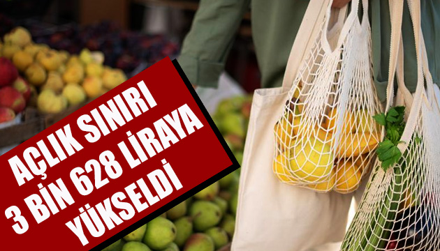 Kamu-Ar: Açlık sınırı 3 bin 628 liraya çıktı