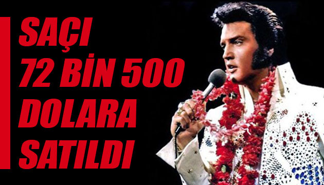 Elvis Presley’e ait bir kavanoz saç 72 bin 500 dolara satıldı
