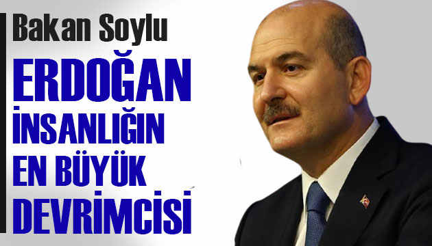 Bakan Soylu Diyarbakır konuştu: Erdoğan insanlığın en büyük devrimcisidir