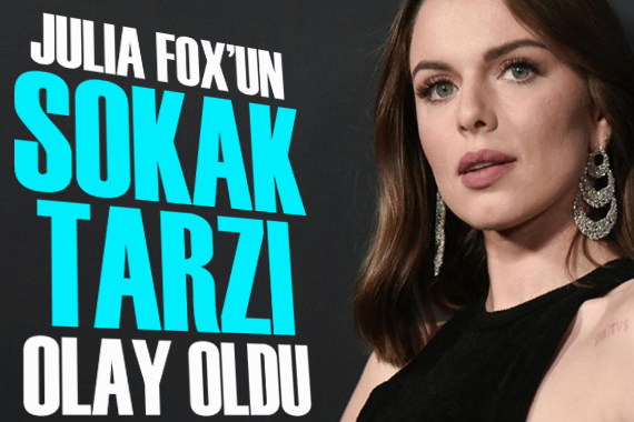 Julia Fox’un sokak tarzı olay oldu